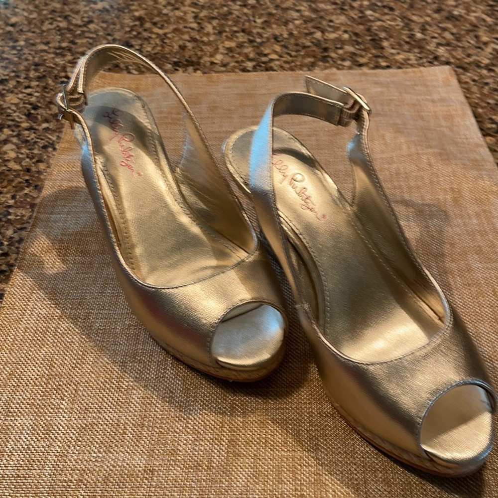 Lily Pulitzer wedge sandle
